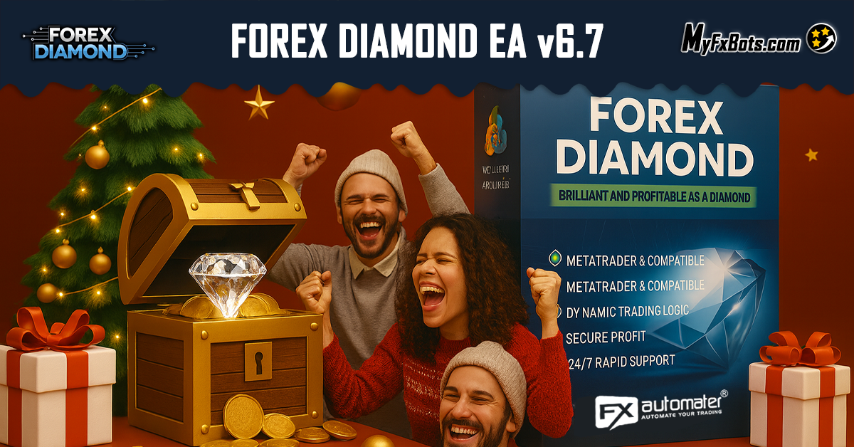 Forex Diamond EA v6.7 更新：MT5 可视性优化与节日优惠