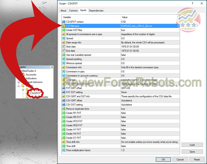 How to Prepare Tick Data FXT Files for MT4 Backtesting with CSV2FXT